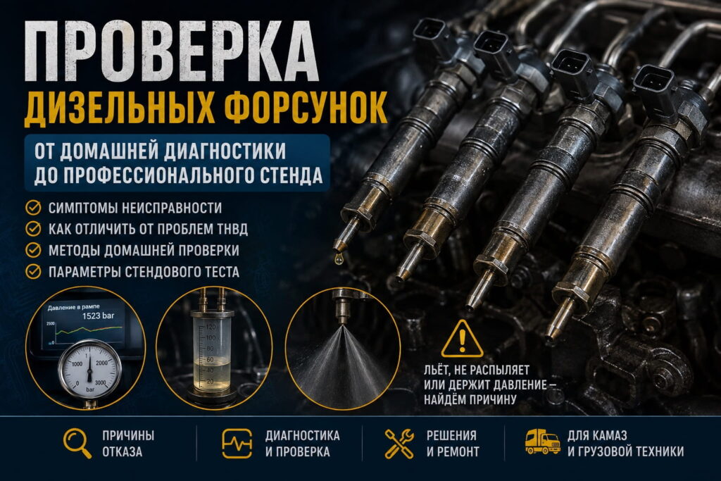 Проверка дизельных форсунок